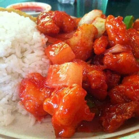 sweet and sour chicken